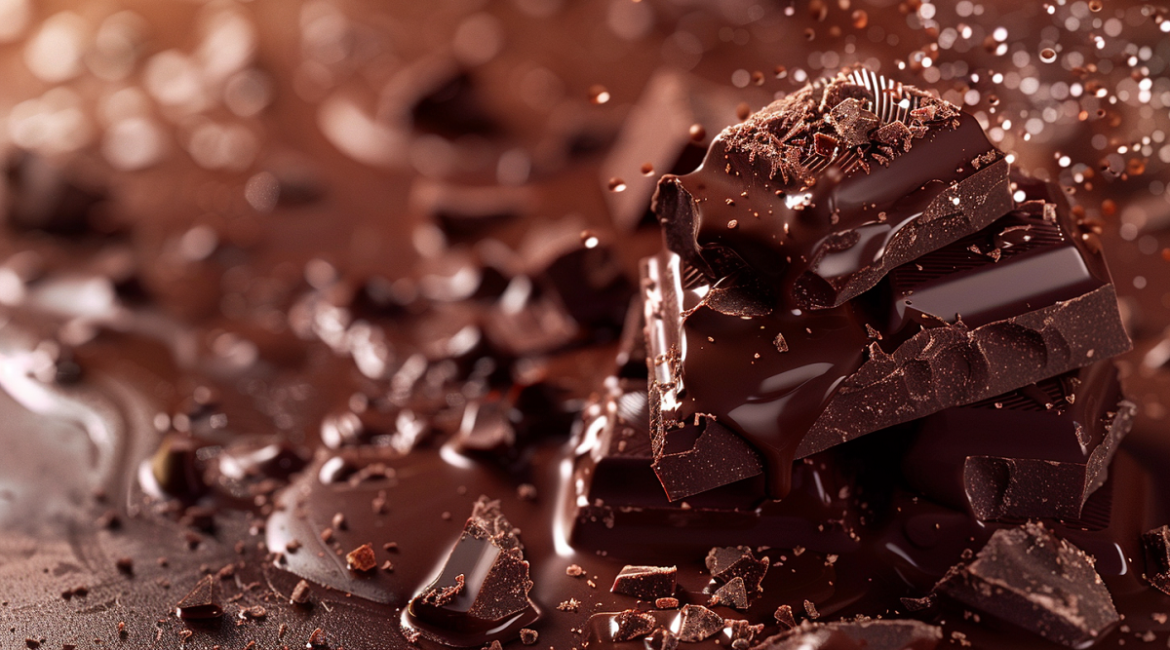roztopiona czekolada