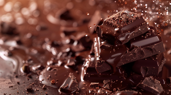 roztopiona czekolada