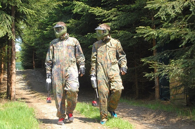 paintball na wyjezdzie integracyjnym