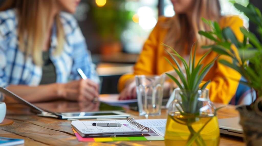 spotkanie agenta ubezpieczeniowego z klientem