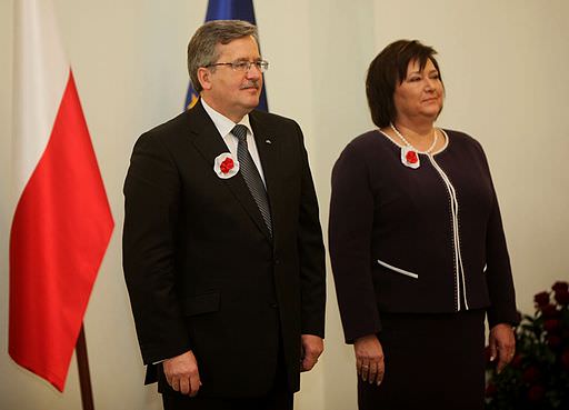 para prezydencka z kotylionami