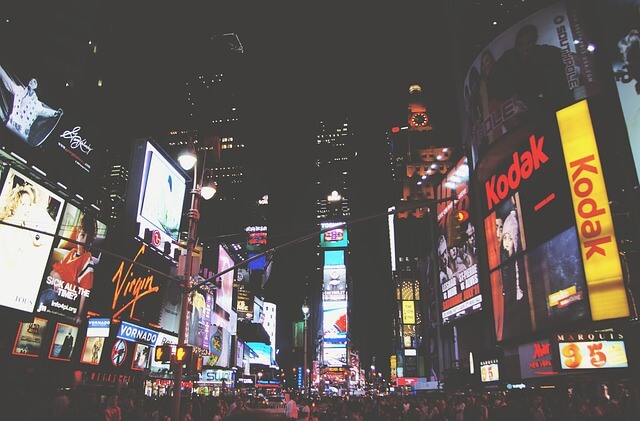 Times Square nocą