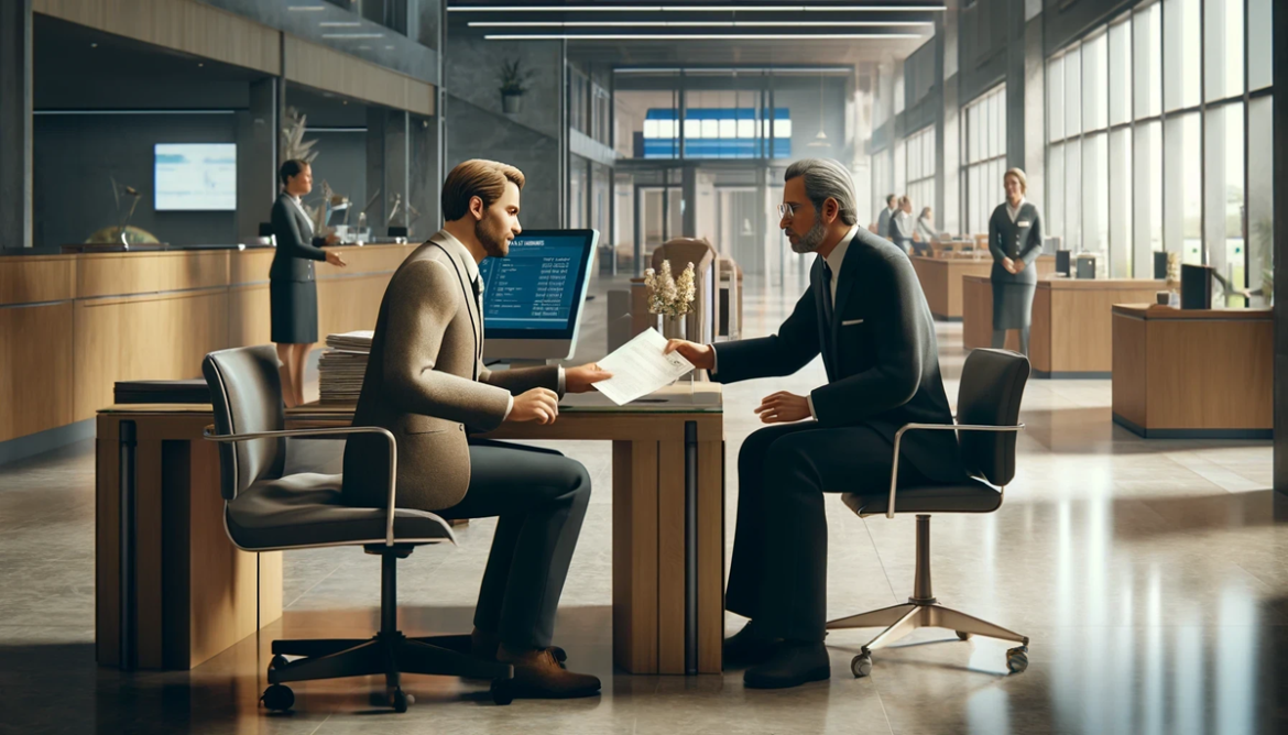 pozyczka mężczyzna zaciąga pożyczkę